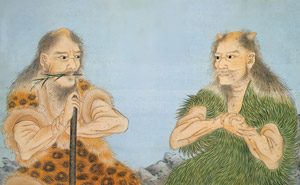 Shen-nong and Fu-xi [Kawahara Keiga, from Catalogue of the Exhibition of Keiga Kawahara] Thumbnail Images