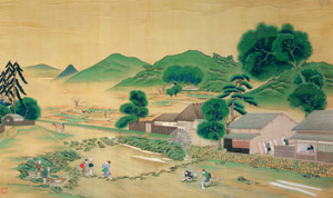 Rural scene [Kawahara Keiga,  from Catalogue of the Exhibition of Keiga Kawahara] Thumbnail Images