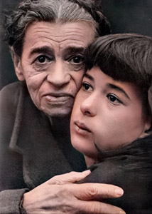無題（老婆と孫娘） [フィリップ・ハルスマン, アサヒカメラ 1952年5月号より]のサムネイル画像