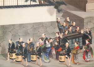 Procession of the bride [Kawahara Keiga, from Catalogue of the Exhibition of Keiga Kawahara] Thumbnail Images