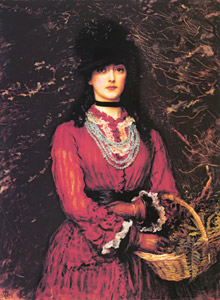 Miss Eveleen Tennant [John Everett Millais, 1874, from John Everett Millais Exhibition Catalogue] Thumbnail Images