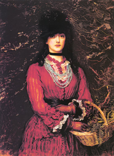 Miss Eveleen Tennant [John Everett Millais, 1874, from John Everett Millais Exhibition Catalogue]