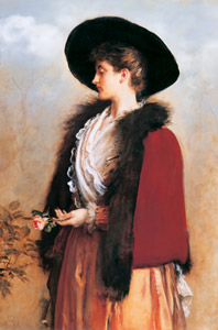 名残りのバラ [ジョン・エヴァレット・ミレー, 1888年, ジョン・エヴァレット・ミレイ展（2008）より]のサムネイル画像