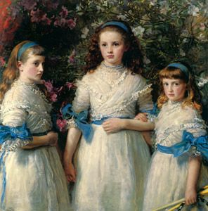 姉妹 [ジョン・エヴァレット・ミレー, 1868年, ジョン・エヴァレット・ミレイ展（2008）より]のサムネイル画像