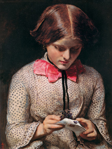The Violet’s Message [John Everett Millais, from John Everett Millais Exhibition Catalogue]