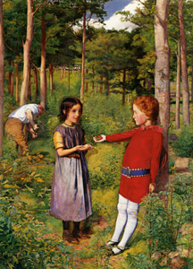 木こりの娘 [ジョン・エヴァレット・ミレー, 1851年, ジョン・エヴァレット・ミレイ展（2008）より]のサムネイル画像