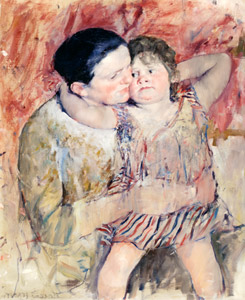 女性と子ども [メアリー・カサット, 1900年, メアリー・カサット展より]のサムネイル画像
