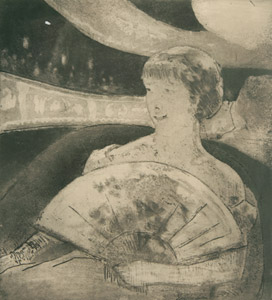 オベラ座の桟敷席にて(No.3) [メアリー・カサット, 1880年, メアリー・カサット展より]のサムネイル画像