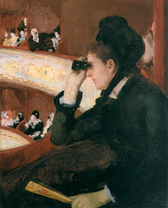 桟敷席にて [メアリー・カサット, 1878年, メアリー・カサット展より]のサムネイル画像