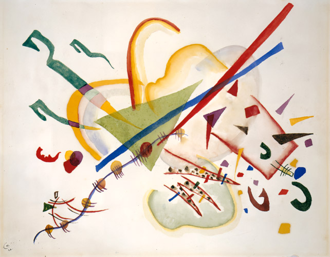 Line-color Composition [Wassily Kandinsky, 1920, from KANDINSKY]