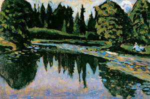 Summer River – Study [Wassily Kandinsky, 1917, from KANDINSKY] Thumbnail Images