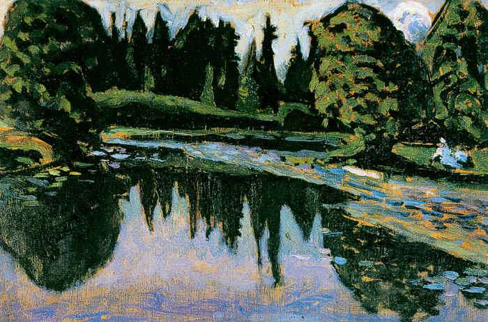 Summer River – Study [Wassily Kandinsky, 1917, from KANDINSKY]