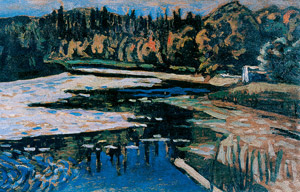 Autumn River – Study [Wassily Kandinsky, 1917, from KANDINSKY] Thumbnail Images