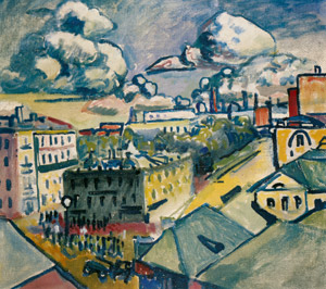 Moscow – Place Zubovsky II [Wassily Kandinsky, c.1916, from KANDINSKY] Thumbnail Images