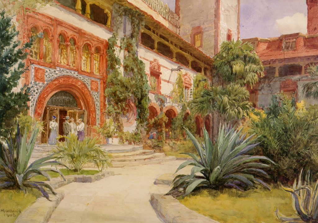 Courtyard of Ponce de Leon Hotel