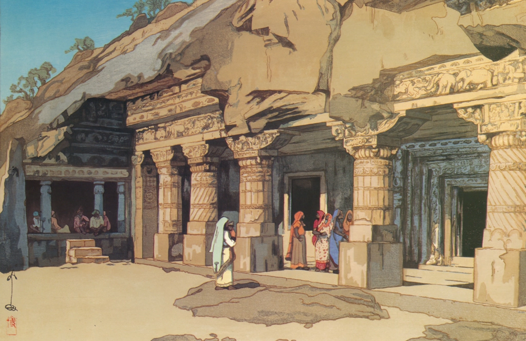 The Cave Temple at Ajanta