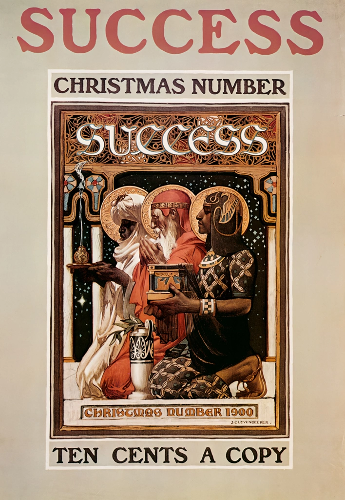 Success Magazine cover, Christmas. 1900.