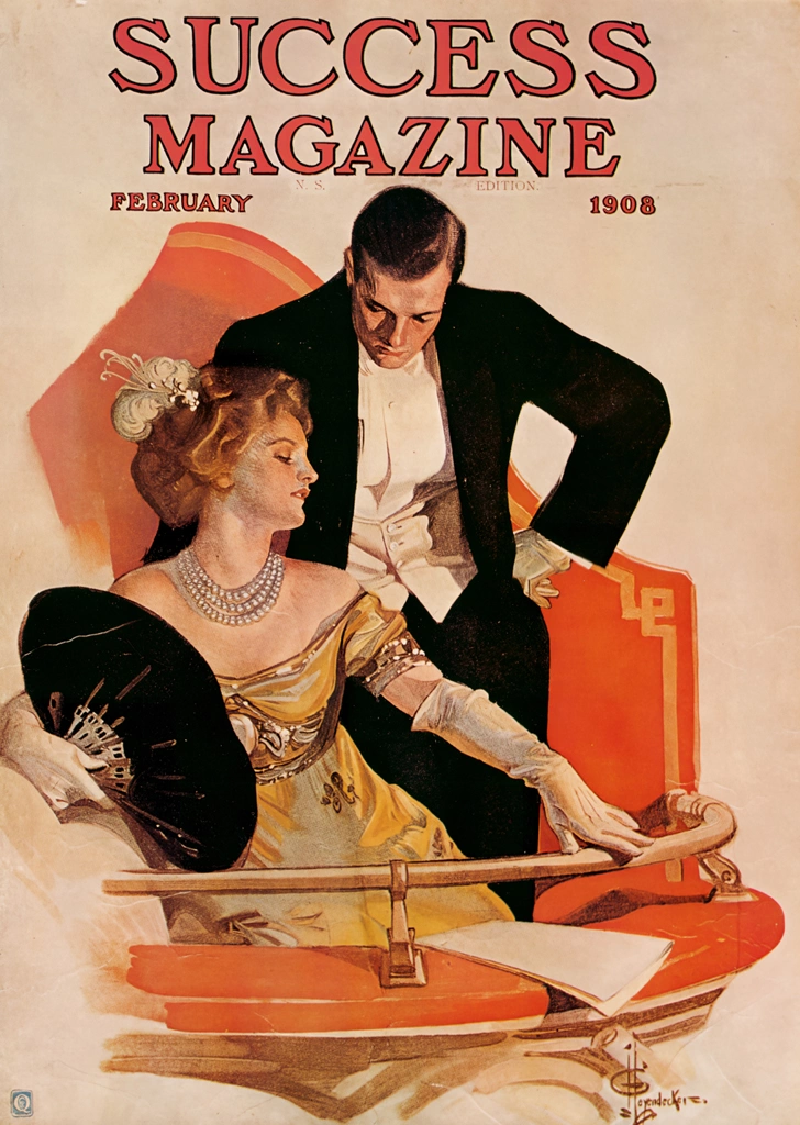 Success Magazine cover. February 1908.