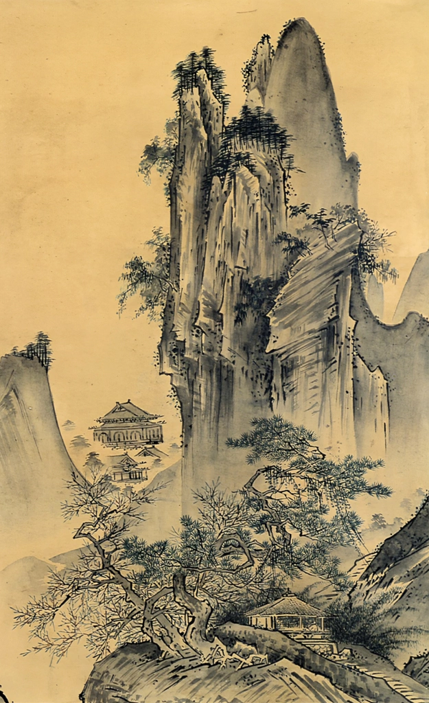 Copies of the Landscapes of the Four Seasons (after Sesshu) #2