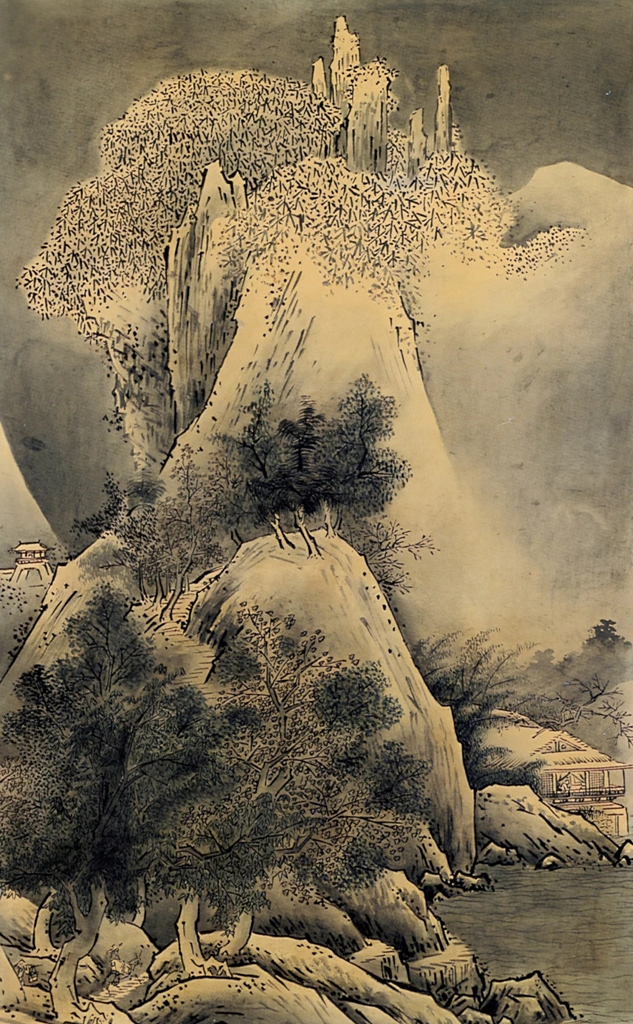 Copies of the Landscapes of the Four Seasons (after Sesshu) #3