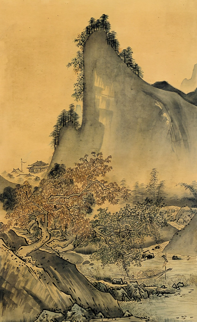 Copies of the Landscapes of the Four Seasons (after Sesshu) #4