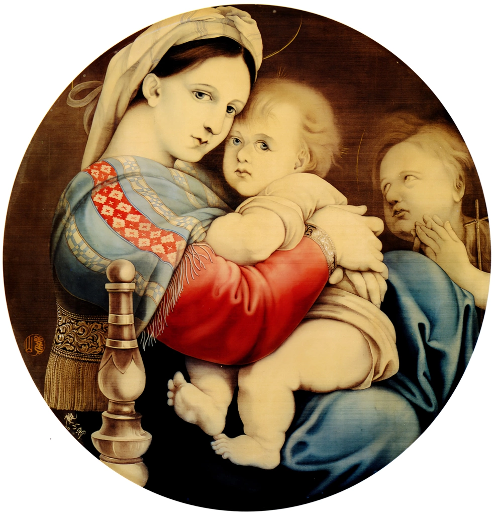 Copy of the Madonna della Sedia (after Raffaello Sanzio)