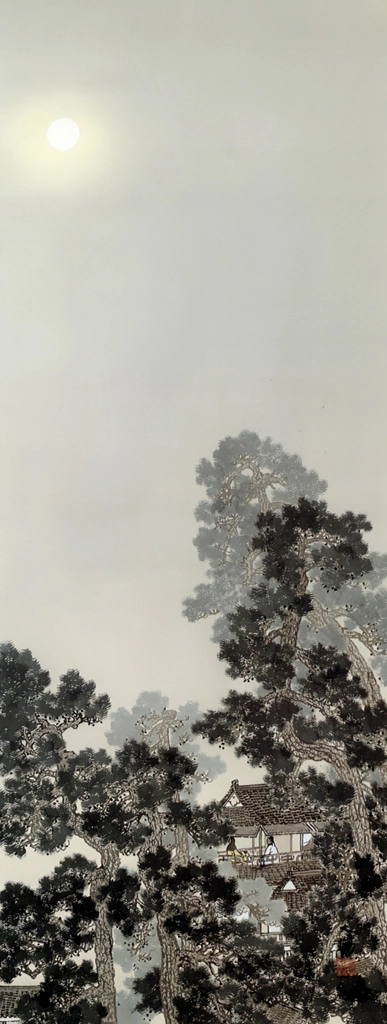 Autumn Moon over Lake Dongting (Eight Views of Xiao-Xiang)