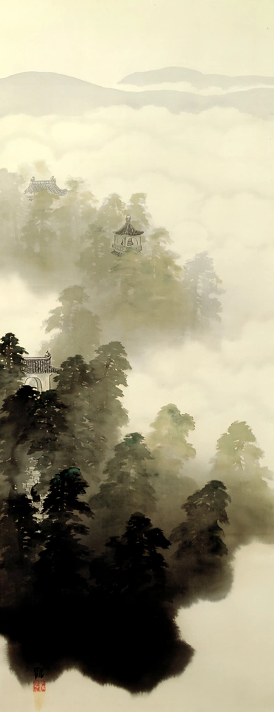 Evening Gong at Qingliang Temple (Eight Views of Xiao-Xiang)