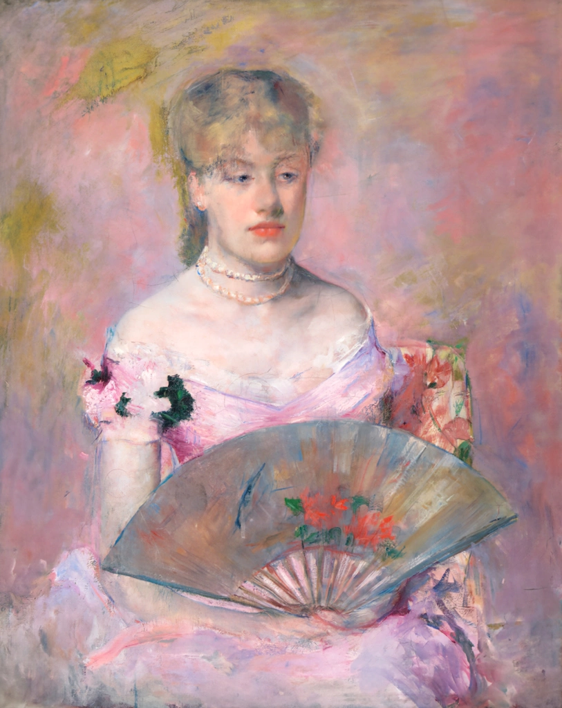 Lady with a Fan (Anne Charlotte Gaillard)