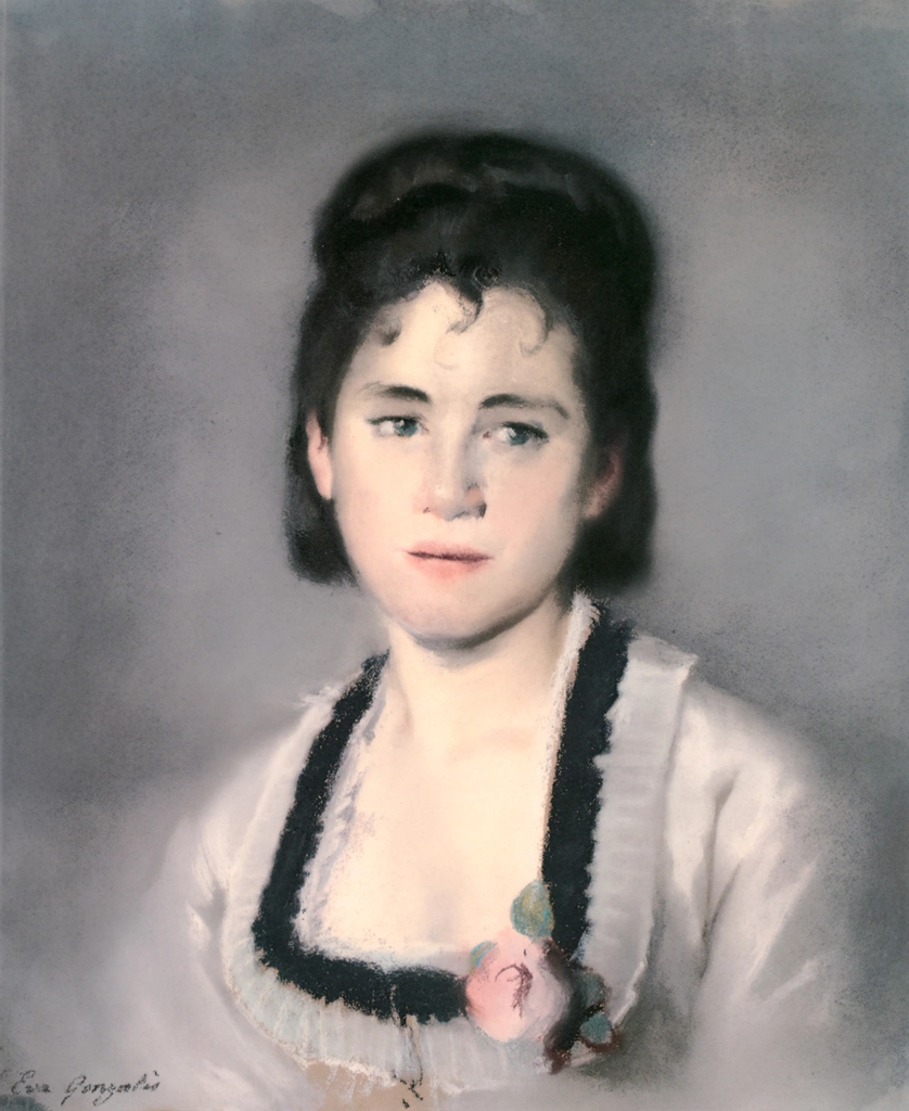 Portrait of the artist's sister, Jeanne Gonzalès