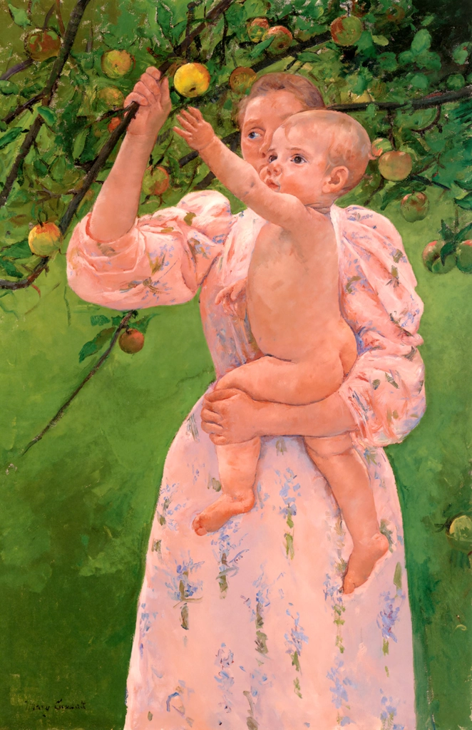 A Child Picking a Fruit