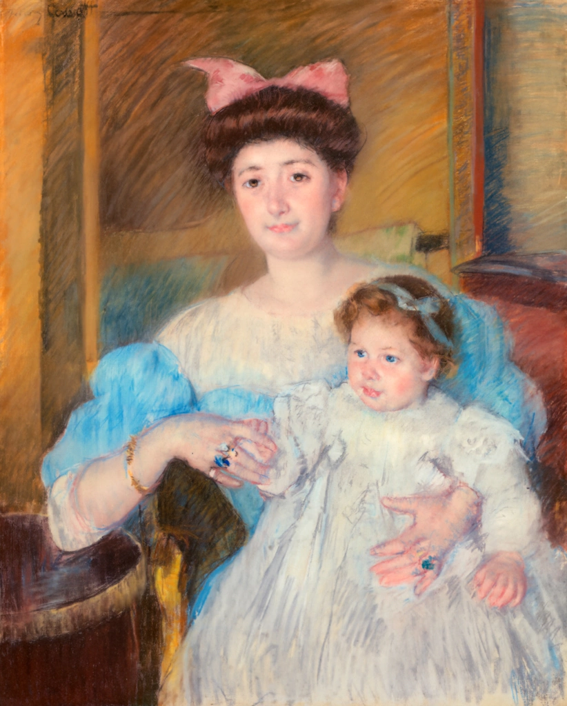 Countess Morel d'Arleux and Her Son