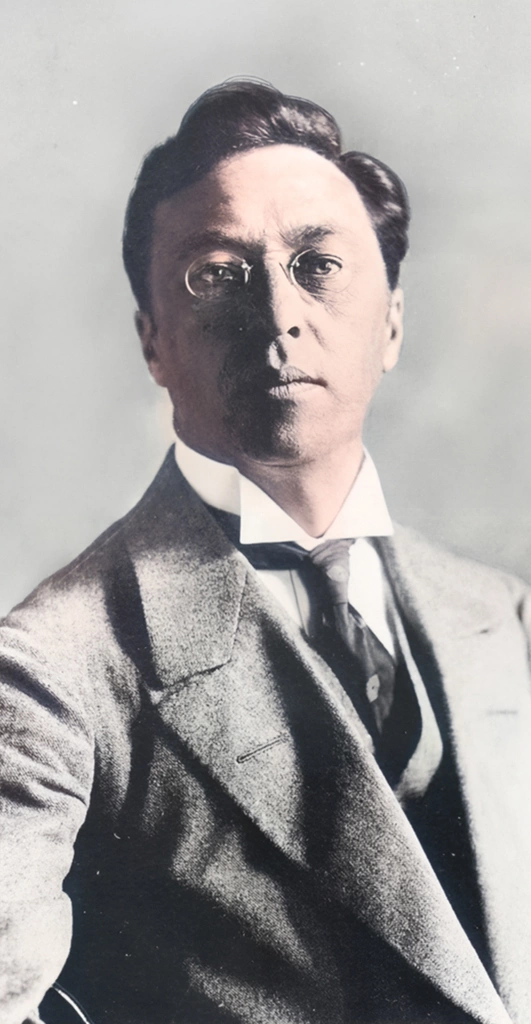 Wassily Kandinsky (AI Colorized)