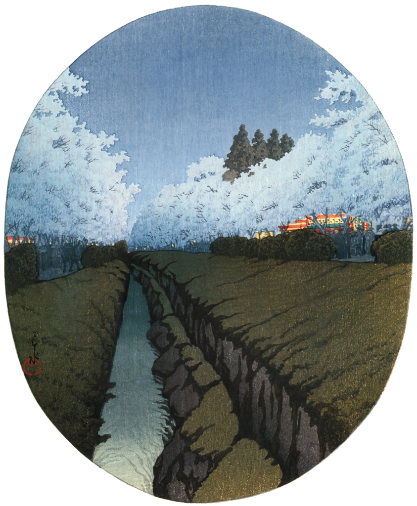 Night View of Cherry Blossoms at Koganei