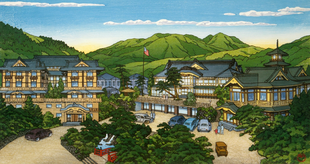 Fujiya Hotel in Hakone (Spring)