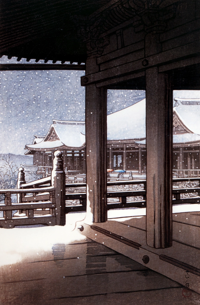 清水寺の暮雪