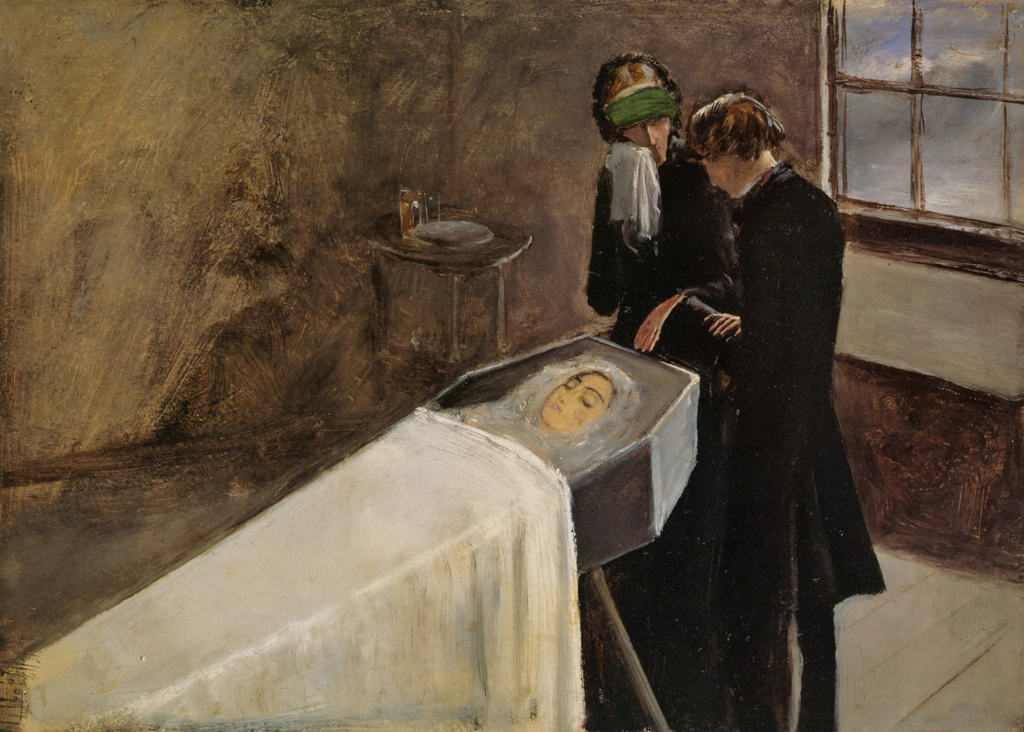 The Artist Attending the Mourning of a Young Girl