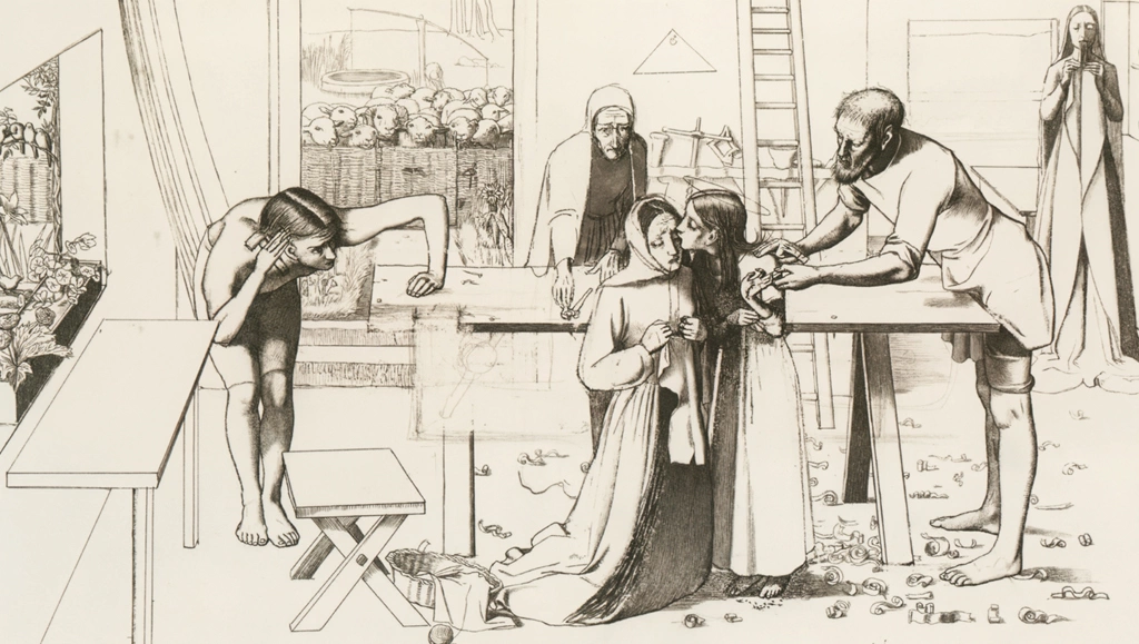 Study for 'Christ in the House of His Parents'