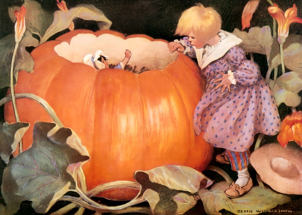 Peter, Peter Pumpkin Eater (The Jessie Willcox Smith Mother Goose)