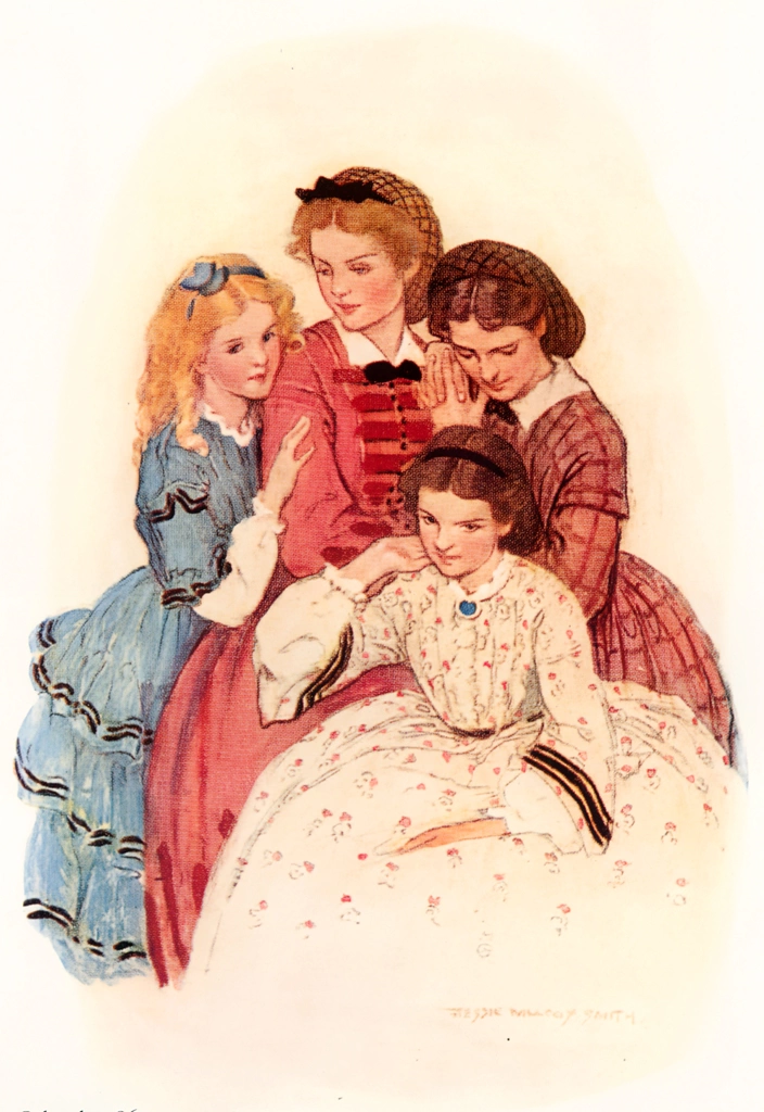 Meg, Jo, Beth and Amy (Little Women by Louisa May Alcott)