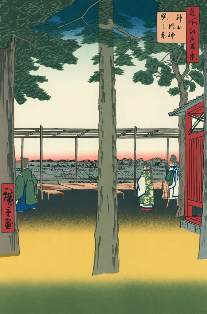 Sunrise at Kanda Myōjin Shrine