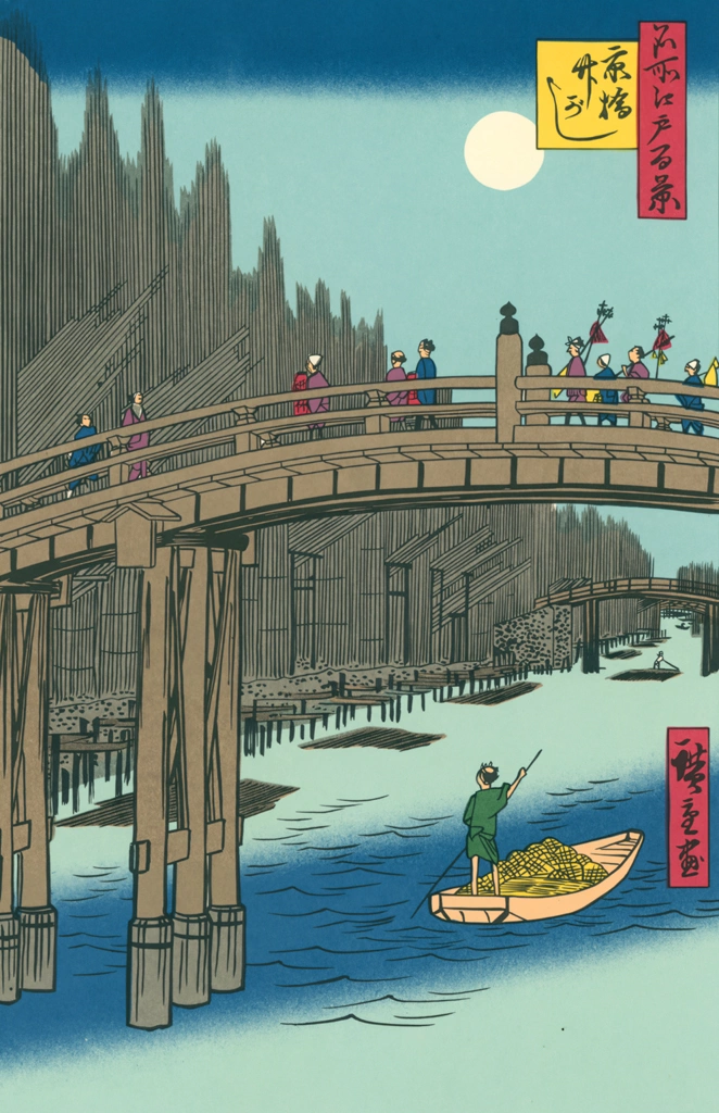 Bamboo Quay by Kyōbashi Bridge