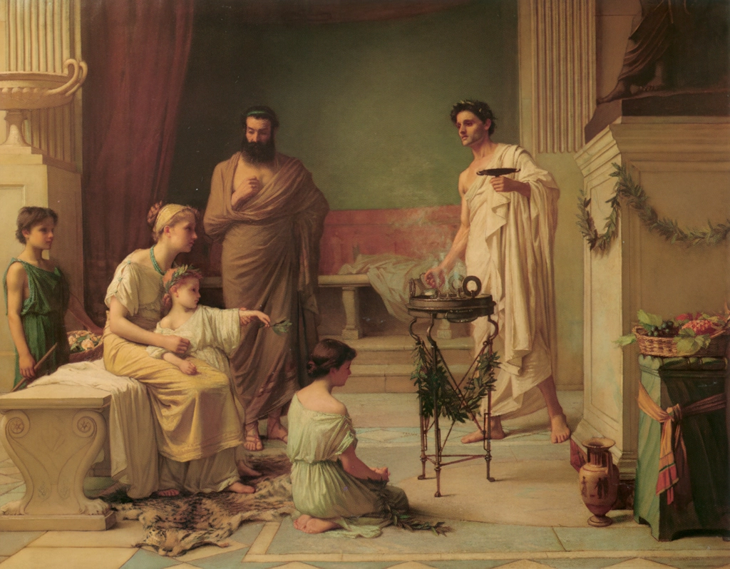 A Sick Child brought into the Temple of Aesculapius