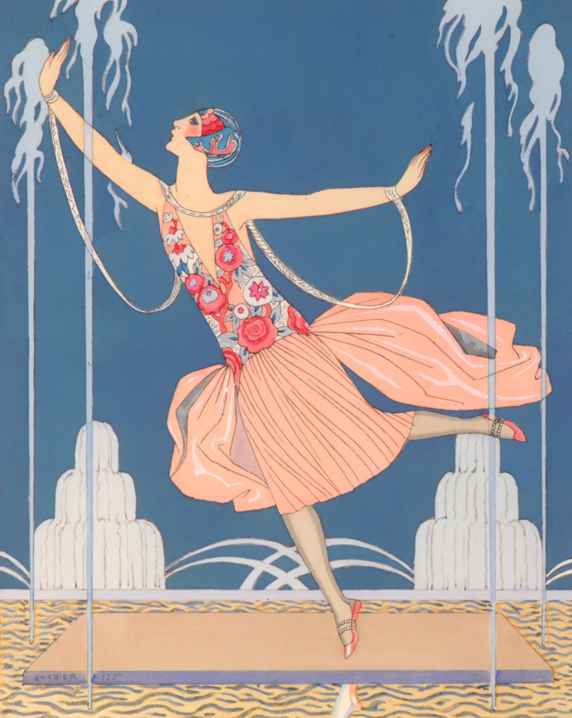 La Danseuse Aux Jets d'Eau (from Gazette du Bon Ton)