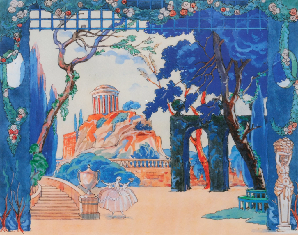 Set design for the ballet 