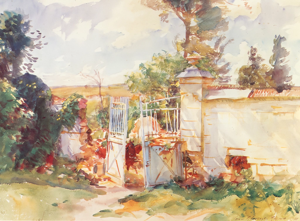 The Gates of a Château, Ransart