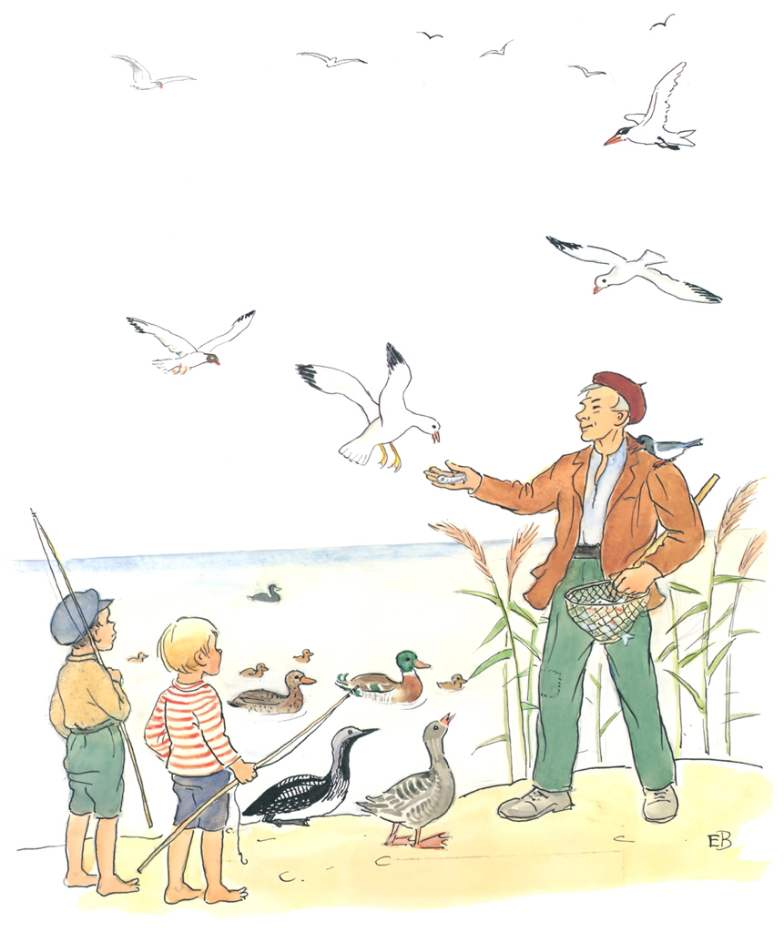 Peter Feeding the Birds