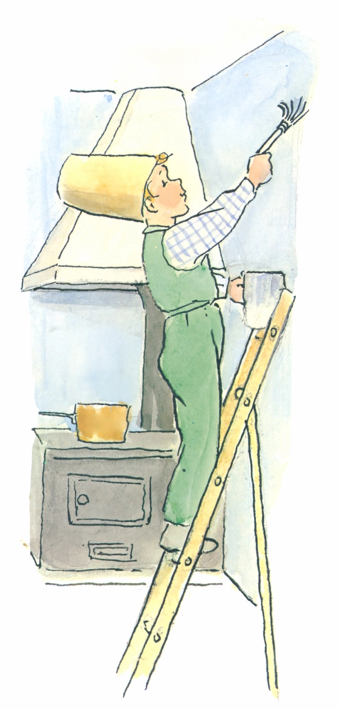 Plate 15 (Boys Painting Kitchen Walls)