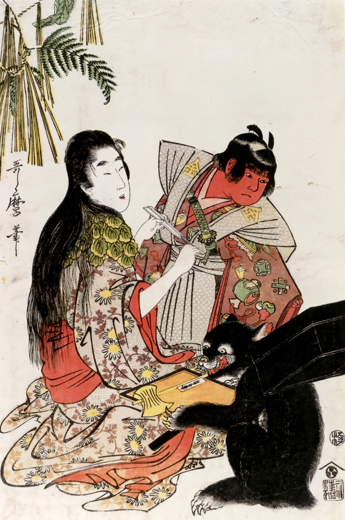 The Ceremony of Assuming Manhood: Kintarō and His Mother