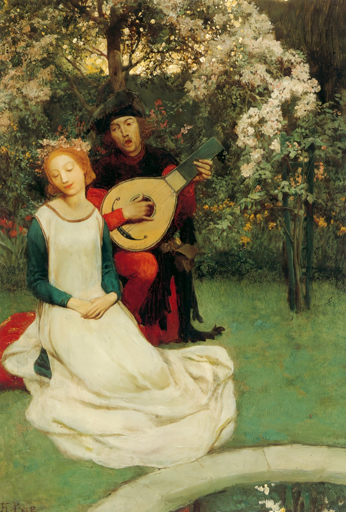 He Sang For Her as They Sat in the Garden